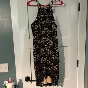 Wedding guest dress, lace mini/midi dress